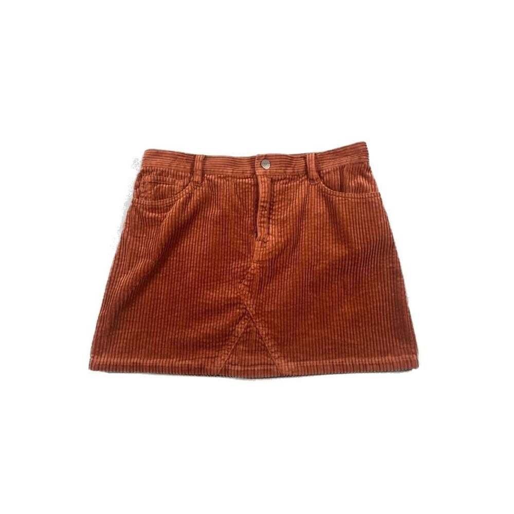 Sanctuary Corduroy Miniskirt 5Pkt Burnt Orange Size 6